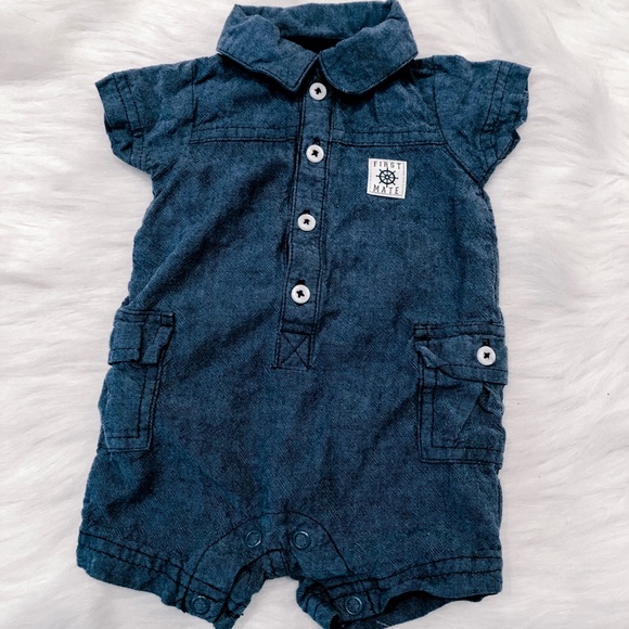 Carter’s denim romper - Picture 1 of 3